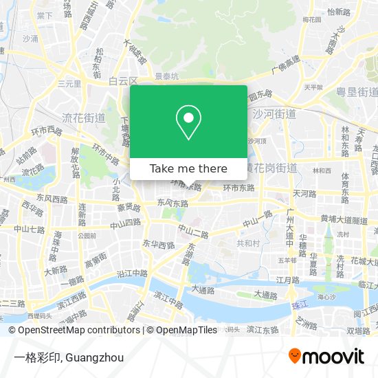 一格彩印 map