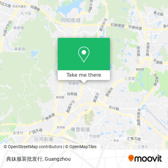 典妹服装批发行 map