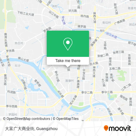 大富广大商业街 map
