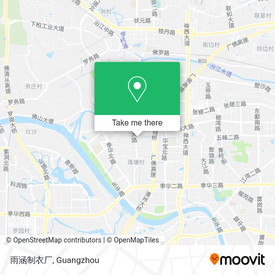 雨涵制衣厂 map