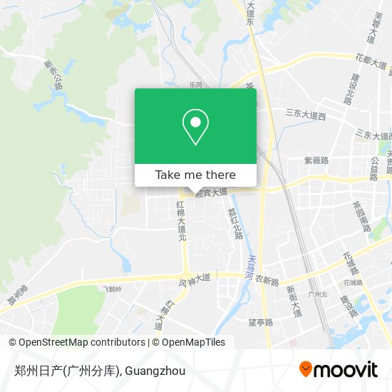 郑州日产(广州分库) map
