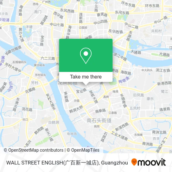 WALL STREET ENGLISH(广百新一城店) map