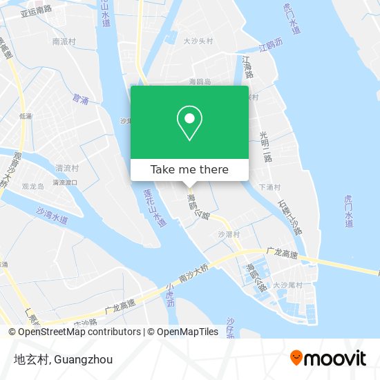 地玄村 map