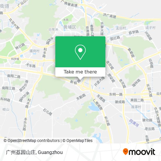 广州荔园山庄 map