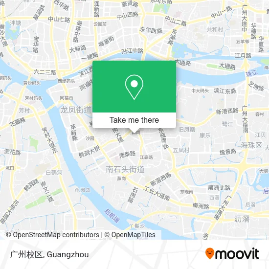 广州校区 map