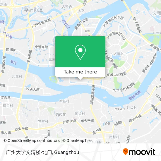 广州大学文清楼-北门 map