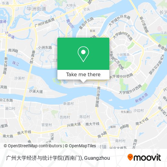 广州大学经济与统计学院(西南门) map