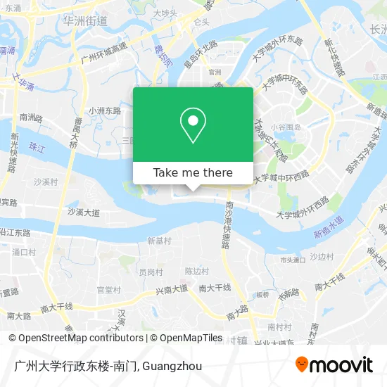 广州大学行政东楼-南门 map