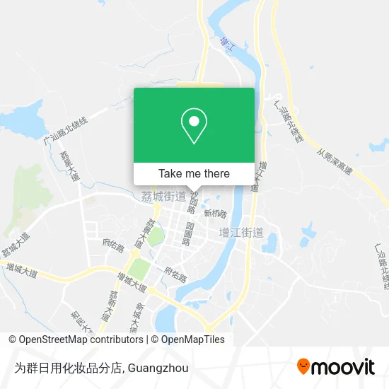 为群日用化妆品分店 map