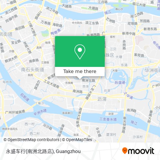 永盛车行(南洲北路店) map