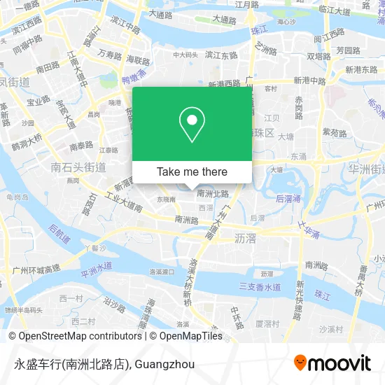 永盛车行(南洲北路店) map