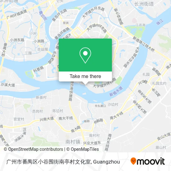 广州市番禺区小谷围街南亭村文化室 map