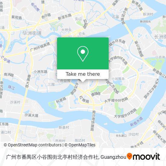 广州市番禺区小谷围街北亭村经济合作社 map