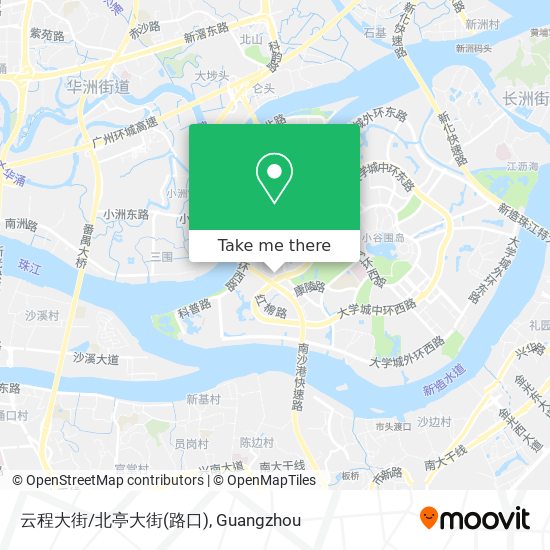 云程大街/北亭大街(路口) map