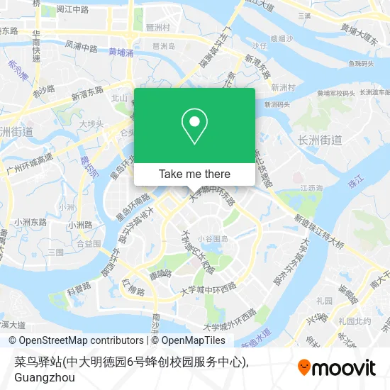 菜鸟驿站(中大明德园6号蜂创校园服务中心) map