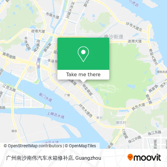 广州南沙南伟汽车水箱修补店 map