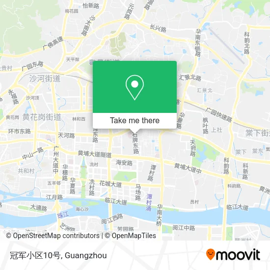 冠军小区10号 map