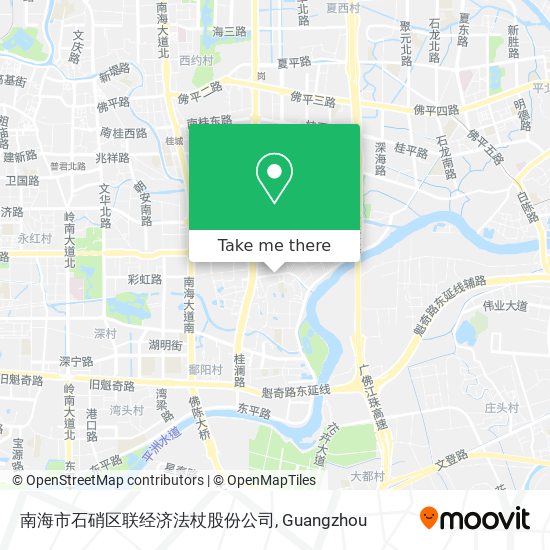 南海市石硝区联经济法杖股份公司 map
