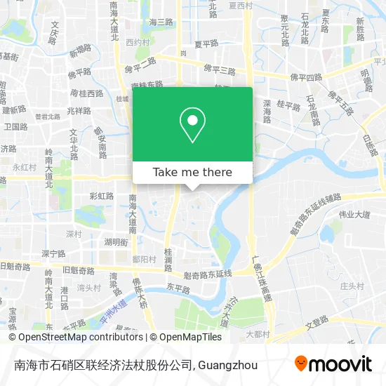 南海市石硝区联经济法杖股份公司 map