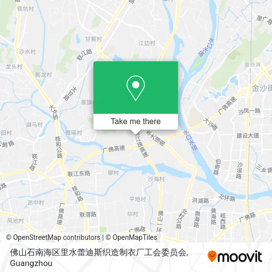 佛山石南海区里水蕾迪斯织造制衣厂工会委员会 map