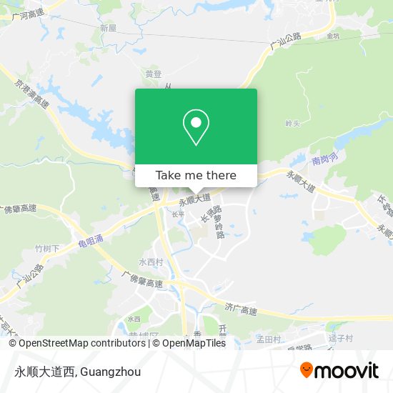 永顺大道西 map