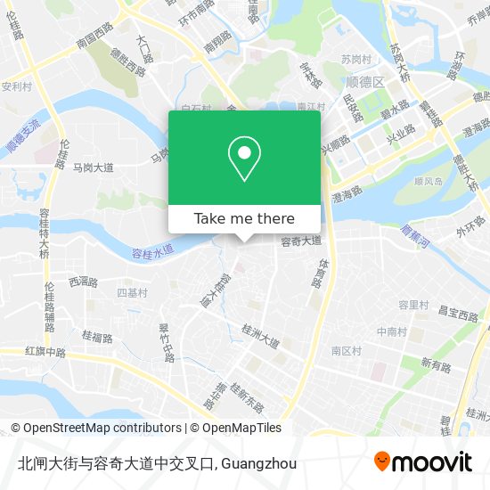 北闸大街与容奇大道中交叉口 map