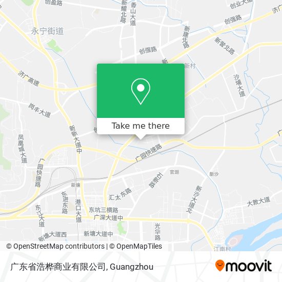 广东省浩桦商业有限公司 map