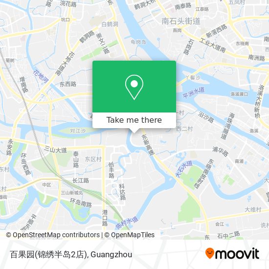 百果园(锦绣半岛2店) map