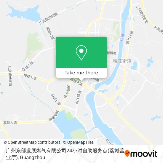广州东部发展燃气有限公司24小时自助服务点(荔城营业厅) map