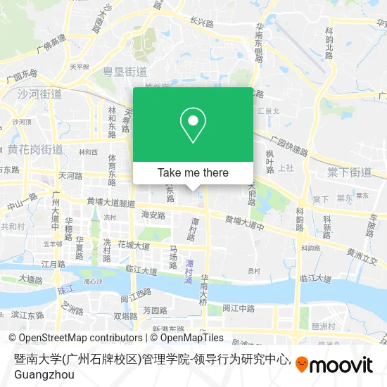 暨南大学(广州石牌校区)管理学院-领导行为研究中心 map