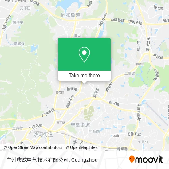 广州璞成电气技术有限公司 map