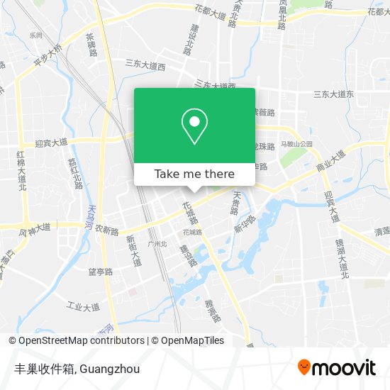 丰巢收件箱 map