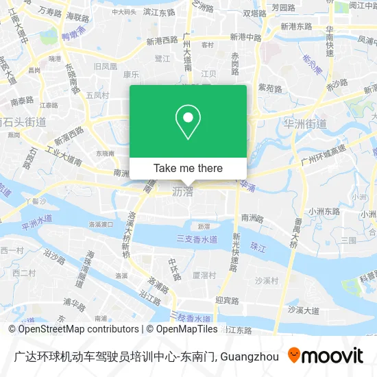 广达环球机动车驾驶员培训中心-东南门 map