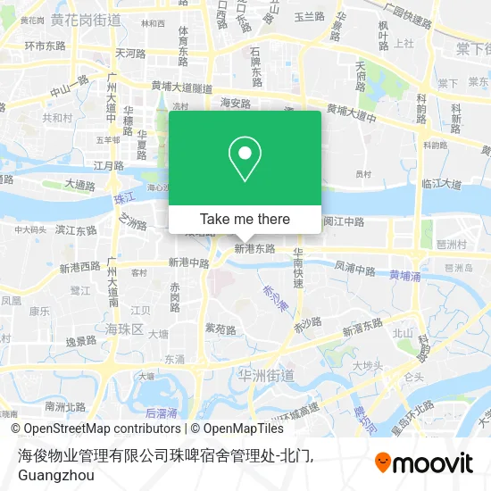 海俊物业管理有限公司珠啤宿舍管理处-北门 map