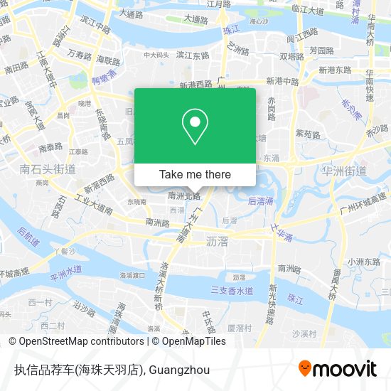执信品荐车(海珠天羽店) map