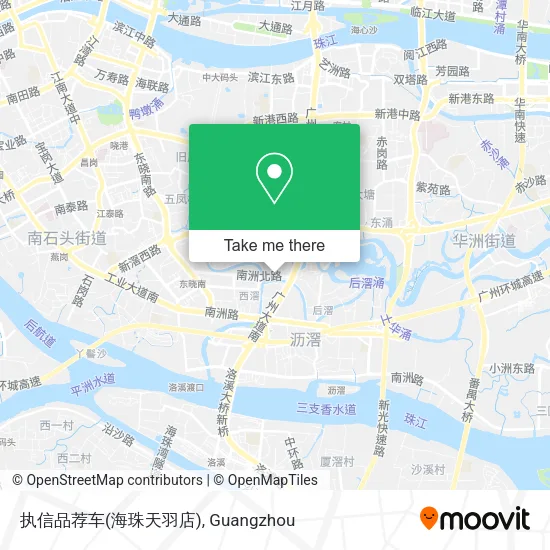 执信品荐车(海珠天羽店) map