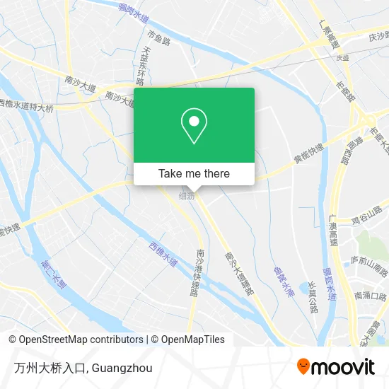 万州大桥入口 map