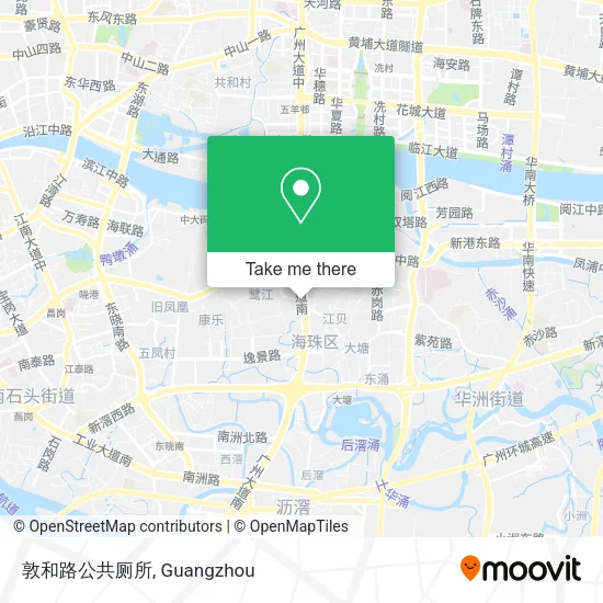 敦和路公共厕所 map