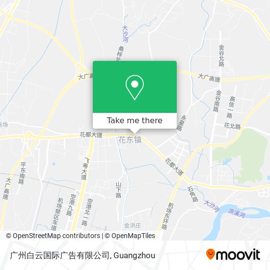 广州白云国际广告有限公司 map