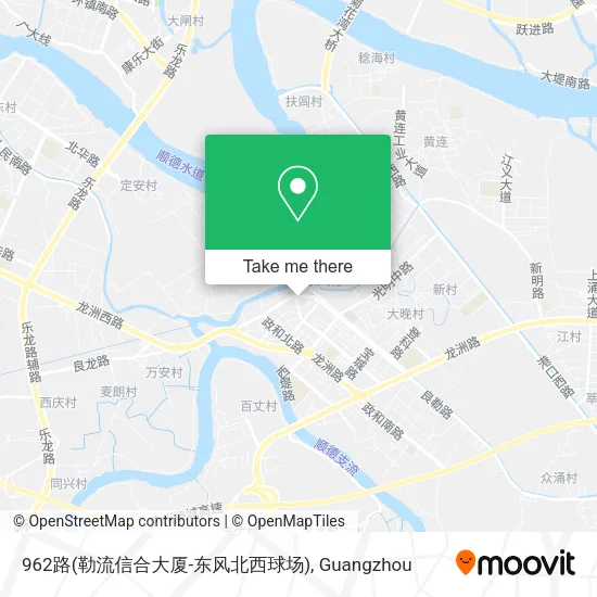 962路(勒流信合大厦-东风北西球场) map