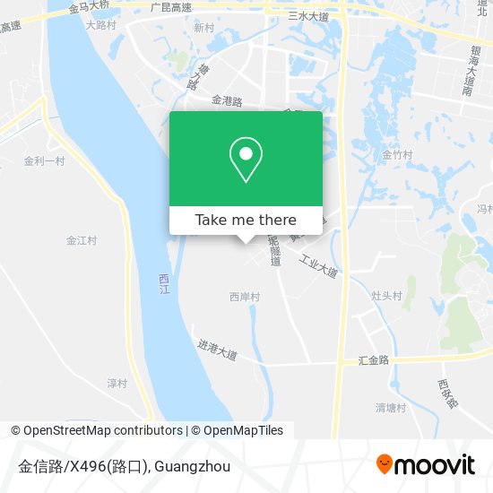 金信路/X496(路口) map