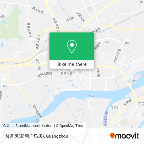 普普风(新塘广场店) map