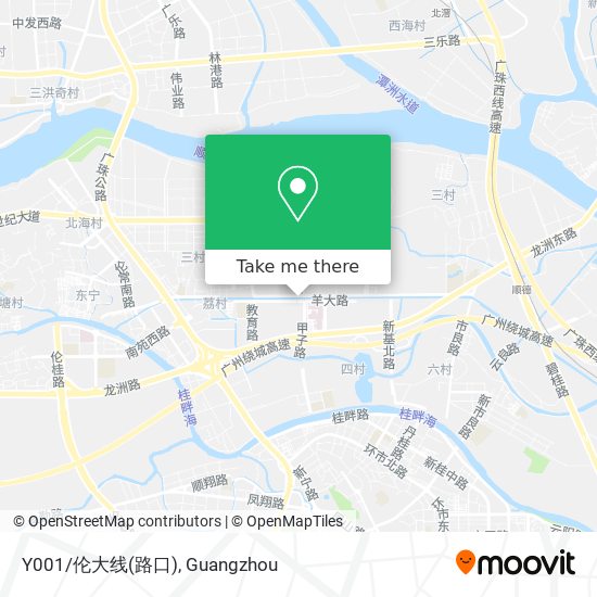 Y001/伦大线(路口) map