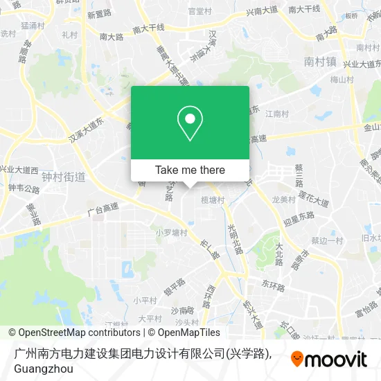 广州南方电力建设集团电力设计有限公司(兴学路) map