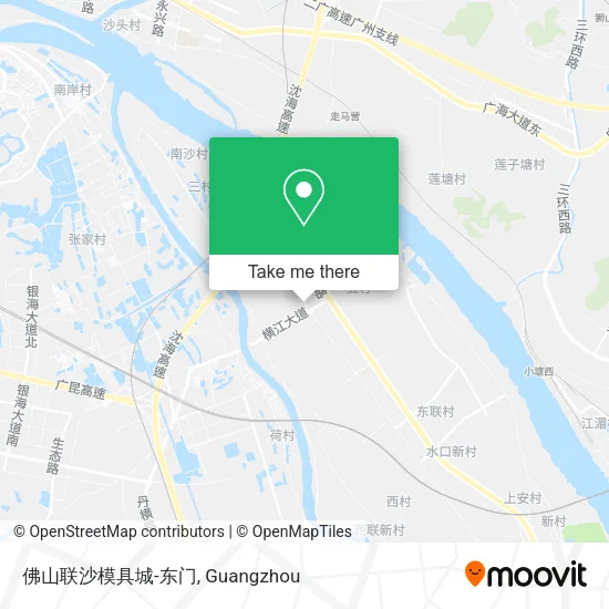 佛山联沙模具城-东门 map