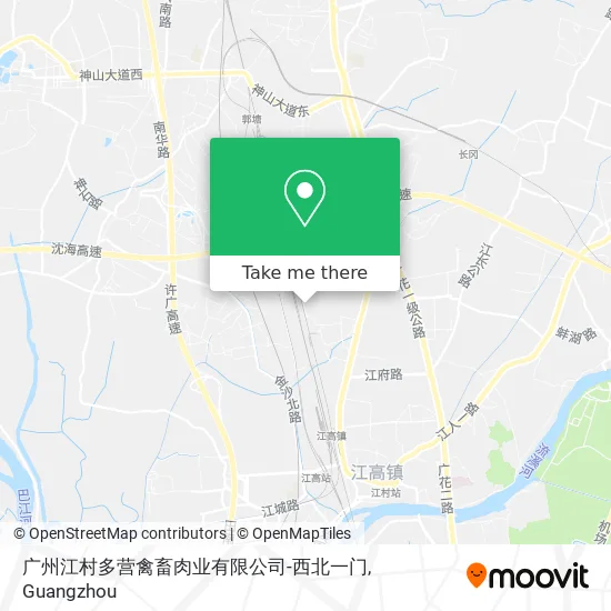 广州江村多营禽畜肉业有限公司-西北一门 map