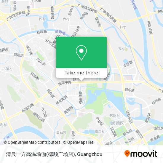 清晨一方高温瑜伽(德顺广场店) map
