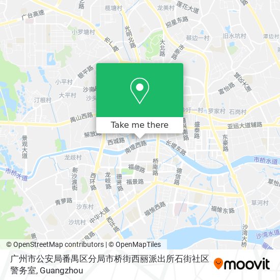 广州市公安局番禺区分局市桥街西丽派出所石街社区警务室 map
