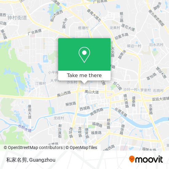 私家名剪 map