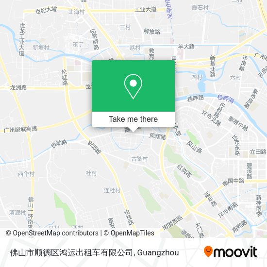 佛山市顺德区鸿运出租车有限公司 map